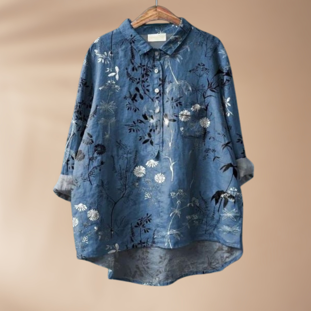 Gemma | Blommig Blus
