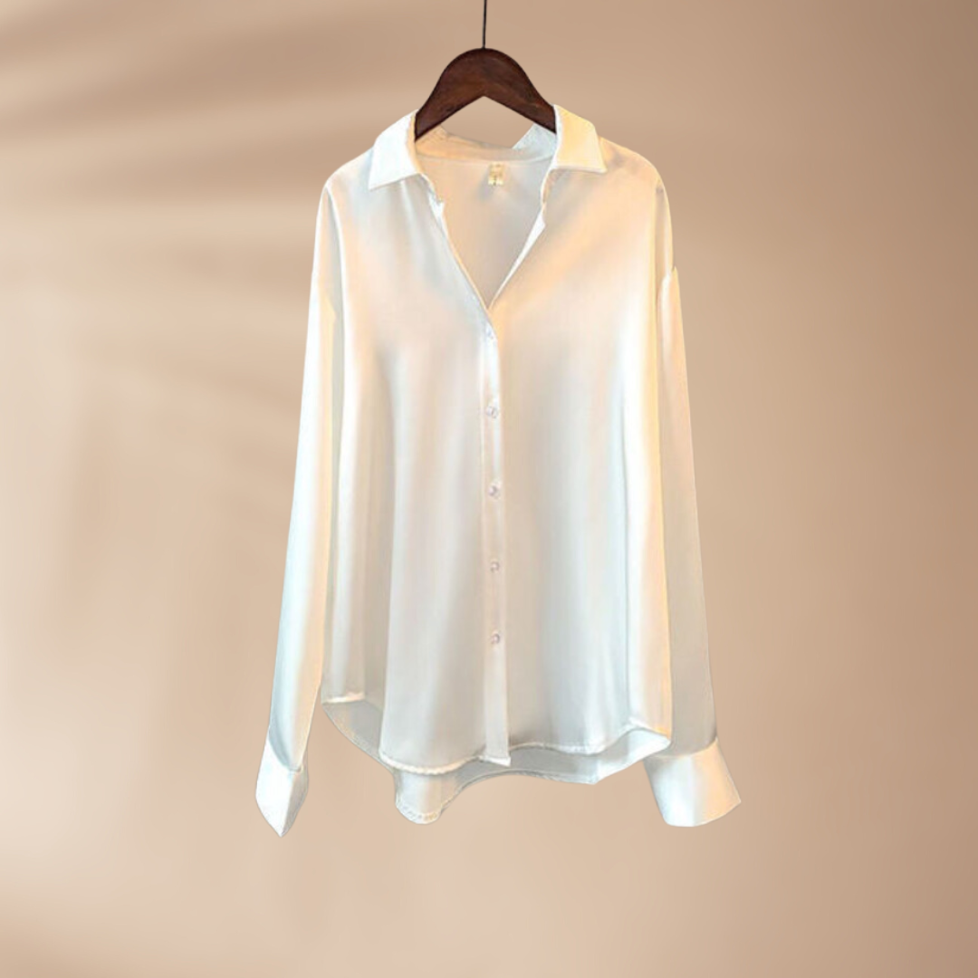 Poppy | Satin Blus
