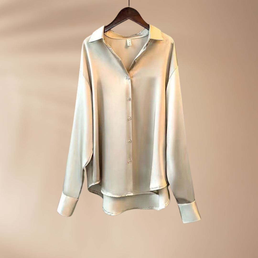 Poppy | Satin Blus