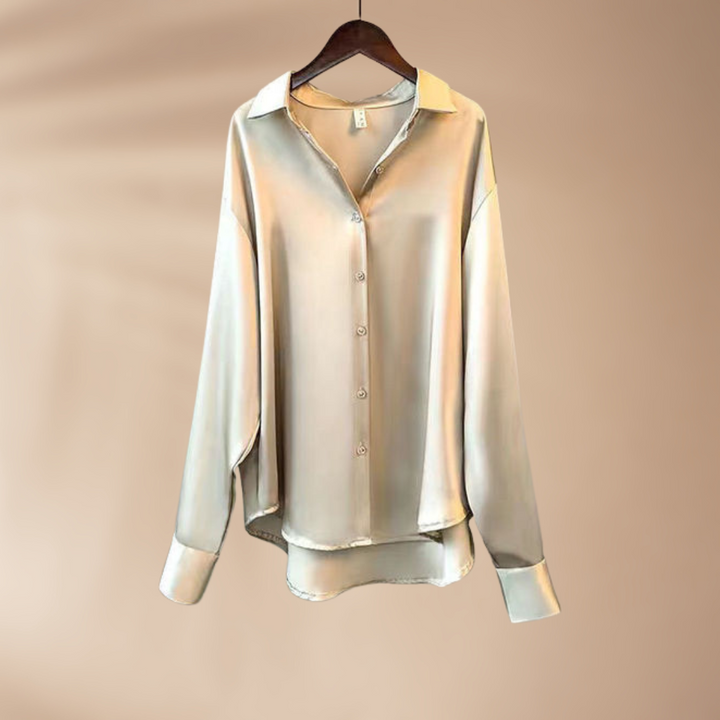 Poppy | Satin Blus