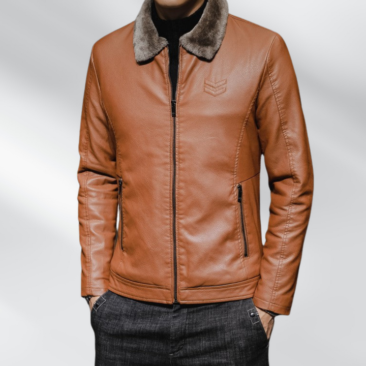 Casper | Faux Leather Jacket