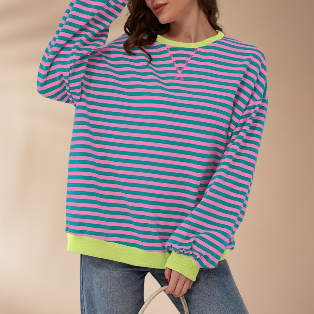 Luna | Randig Sweatshirt