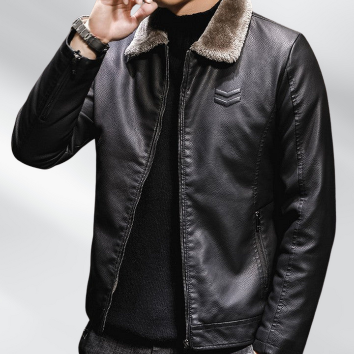 Casper | Faux Leather Jacket