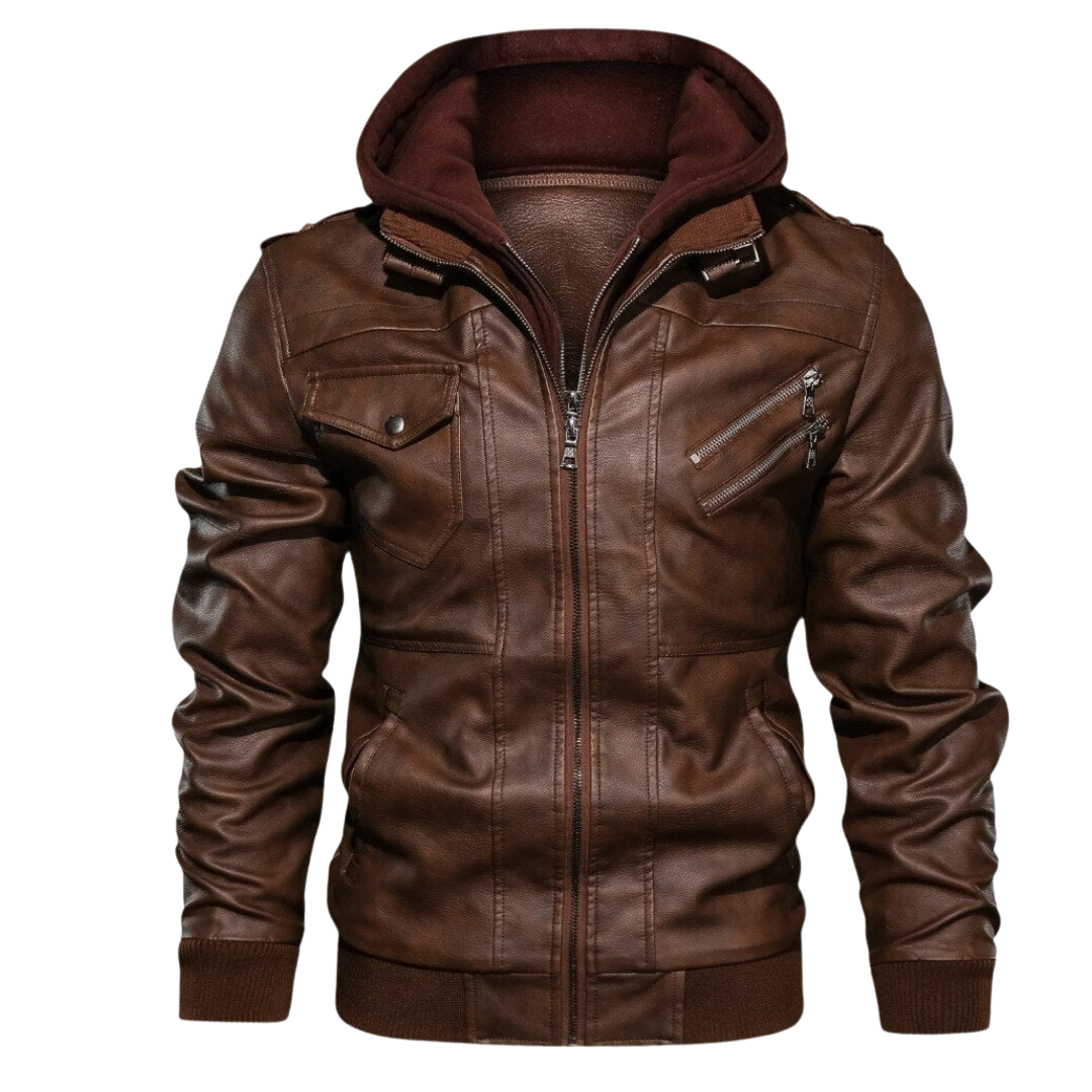 Leonard | Premium Leather Biker Jacket