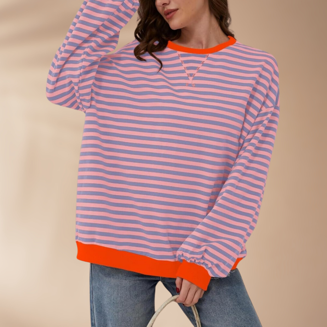 Luna | Randig Sweatshirt