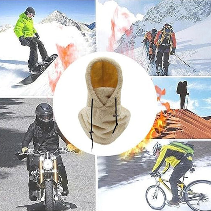 Fleezy - Varm cykelmössa i plysch