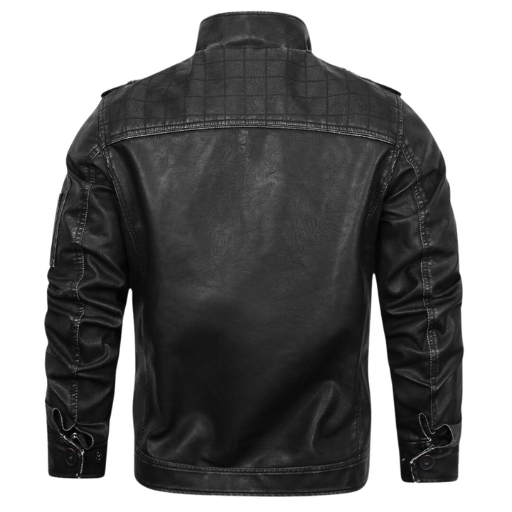 Teodor | Genuine Leather Biker Jacket