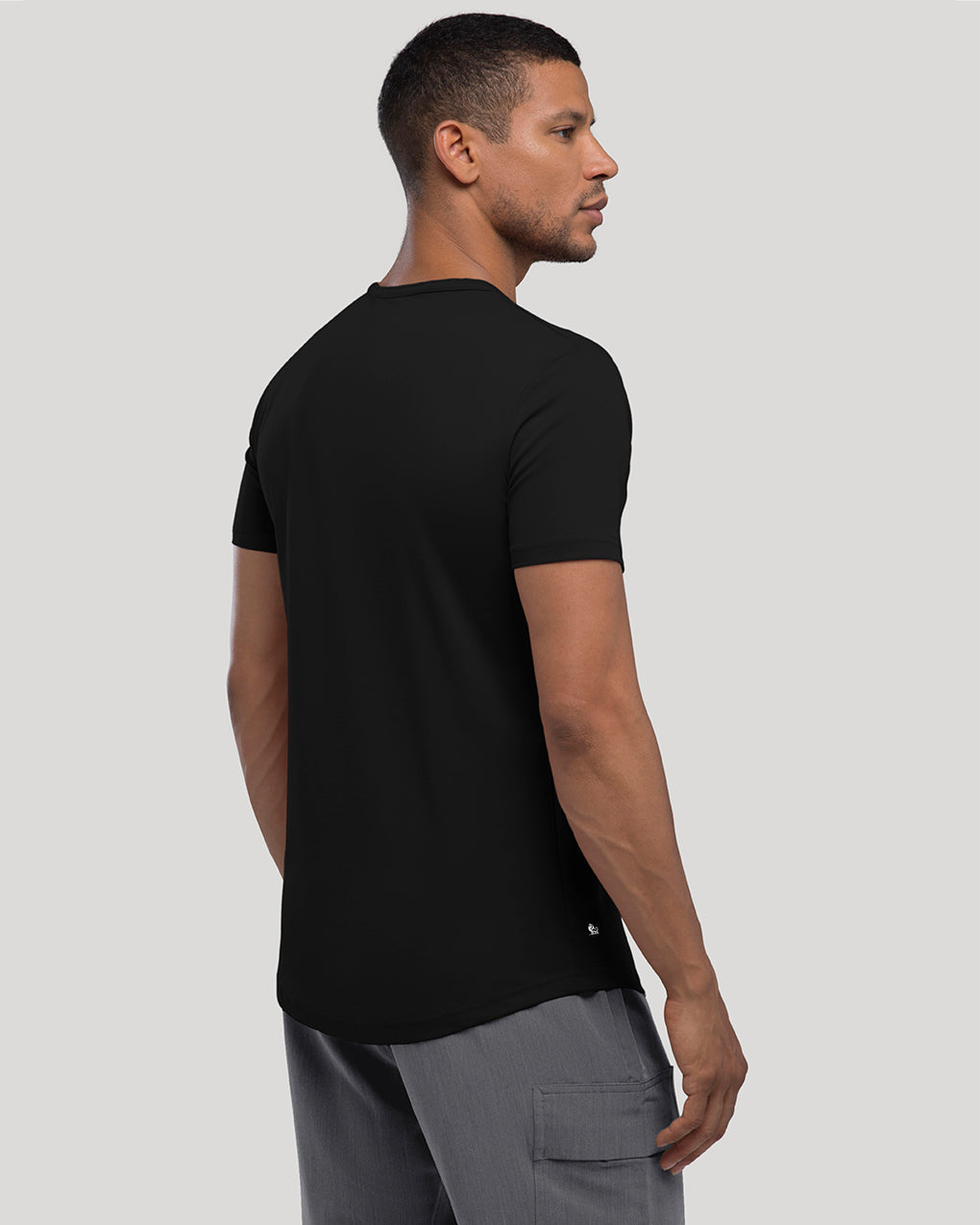 All Black Crew Curve-Hem 6-Pack