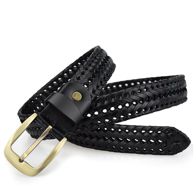 Braided Leather Belt