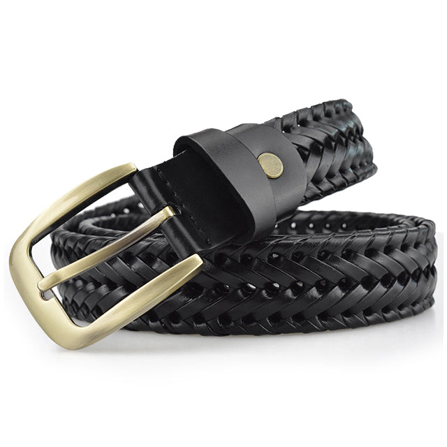 Braided Leather Belt