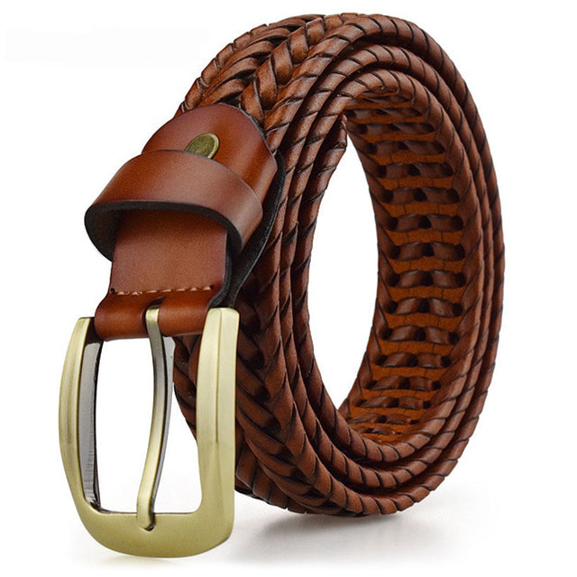 Braided Leather Belt