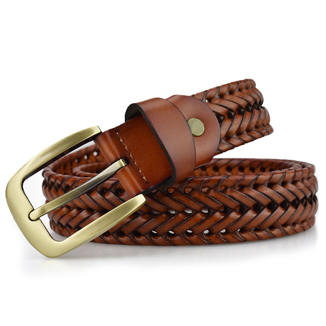 Braided Leather Belt