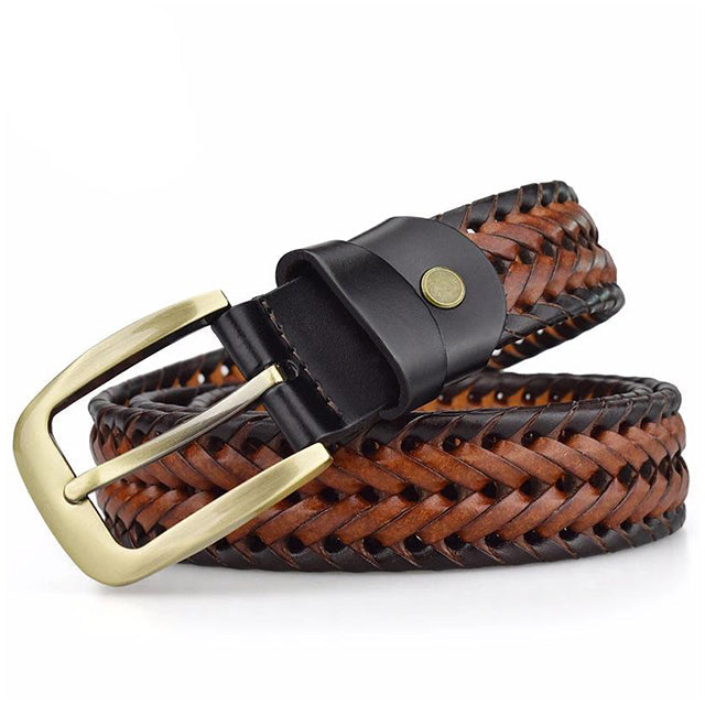 Braided Leather Belt