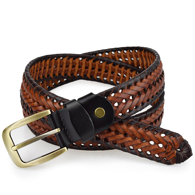 Braided Leather Belt